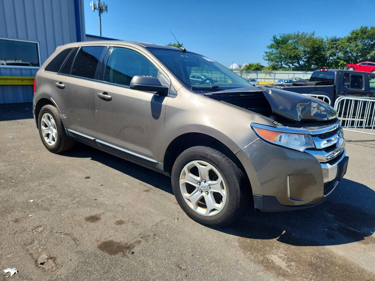 2012 Ford Edge Sel Gray vin: 2FMDK4JC1CBA83058
