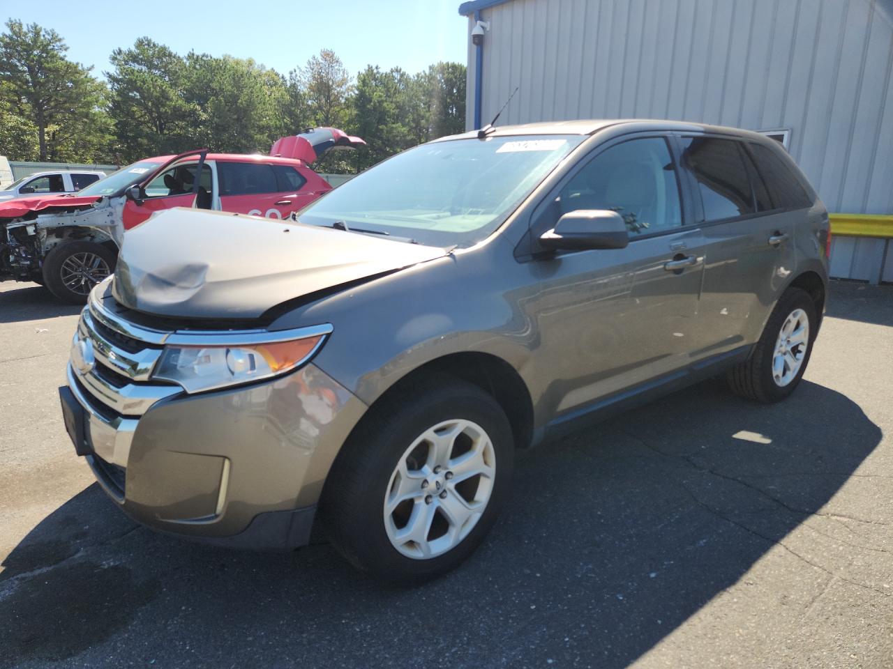 2012 Ford Edge Sel Gray vin: 2FMDK4JC1CBA83058 Damage: Left Front Fender, Broken, Replacement Required