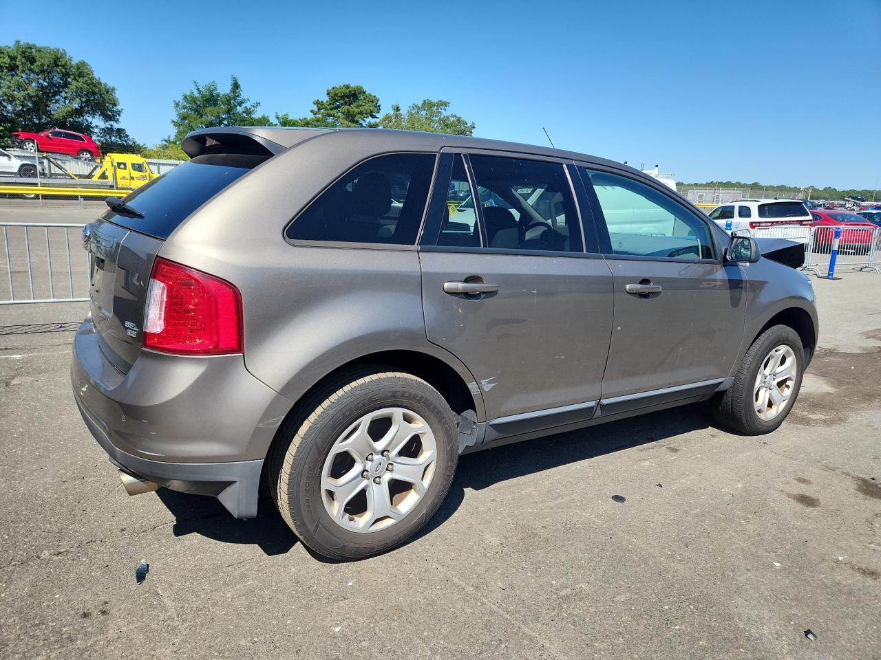 2012 Ford Edge Sel Gray vin: 2FMDK4JC1CBA83058 Damage: Right Qtr Panel, Multiple Scratches Heavy, 4