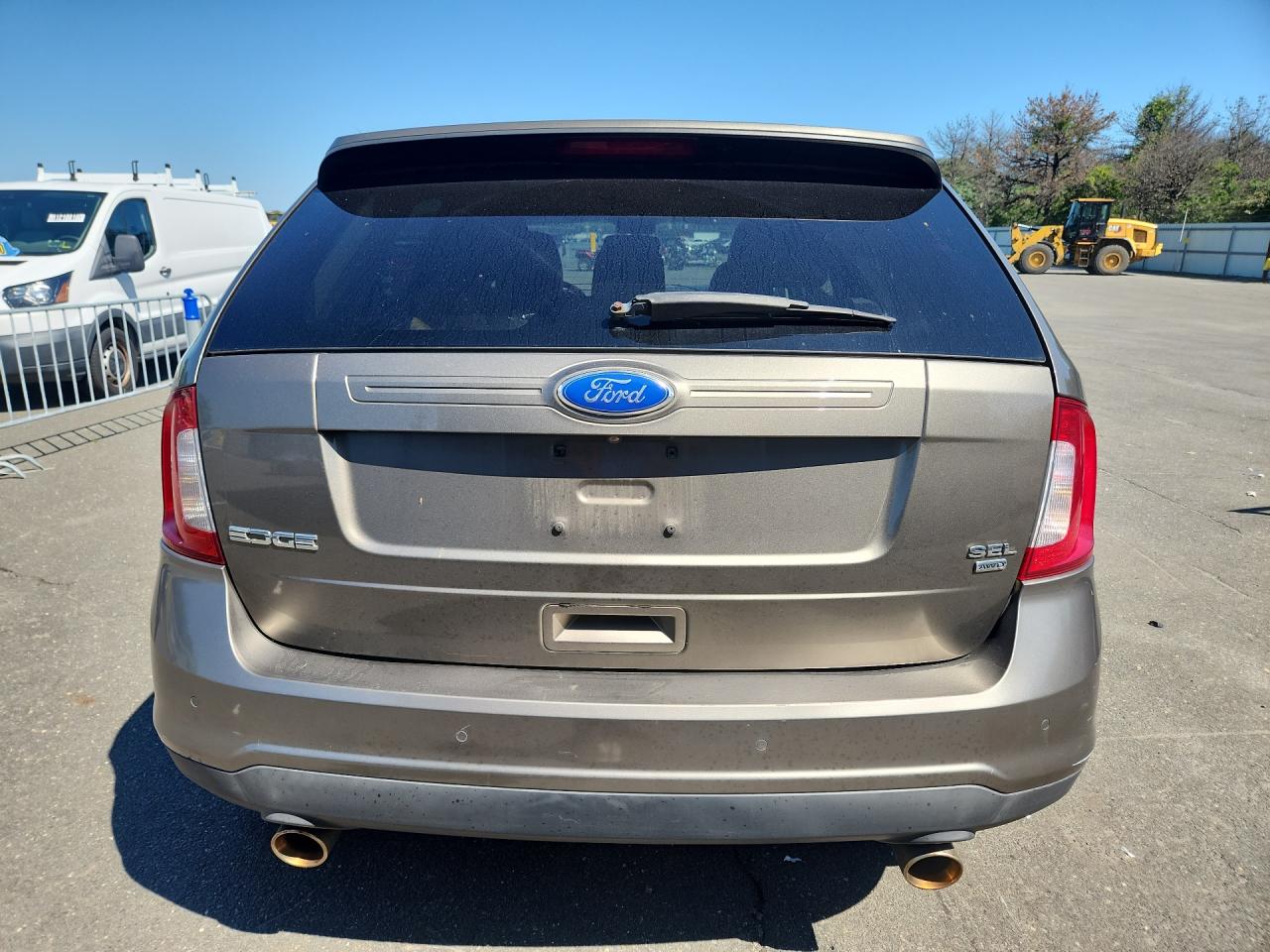 2012 Ford Edge Sel Gray vin: 2FMDK4JC1CBA83058 Damage: Right Tail Light, Faded, Repair Required