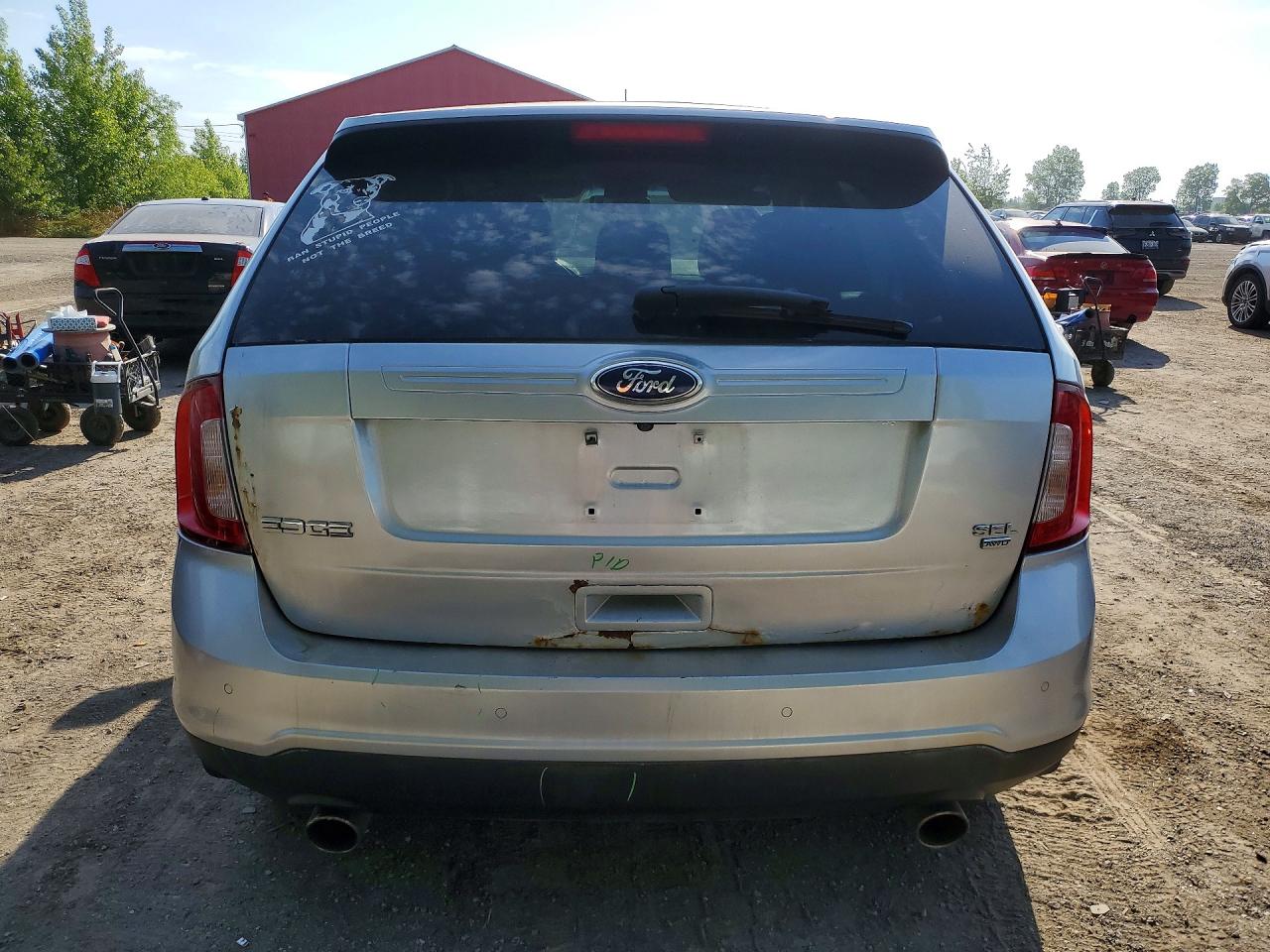 2013 Ford Edge Sel Silver vin: 2FMDK4JC1DBA05090