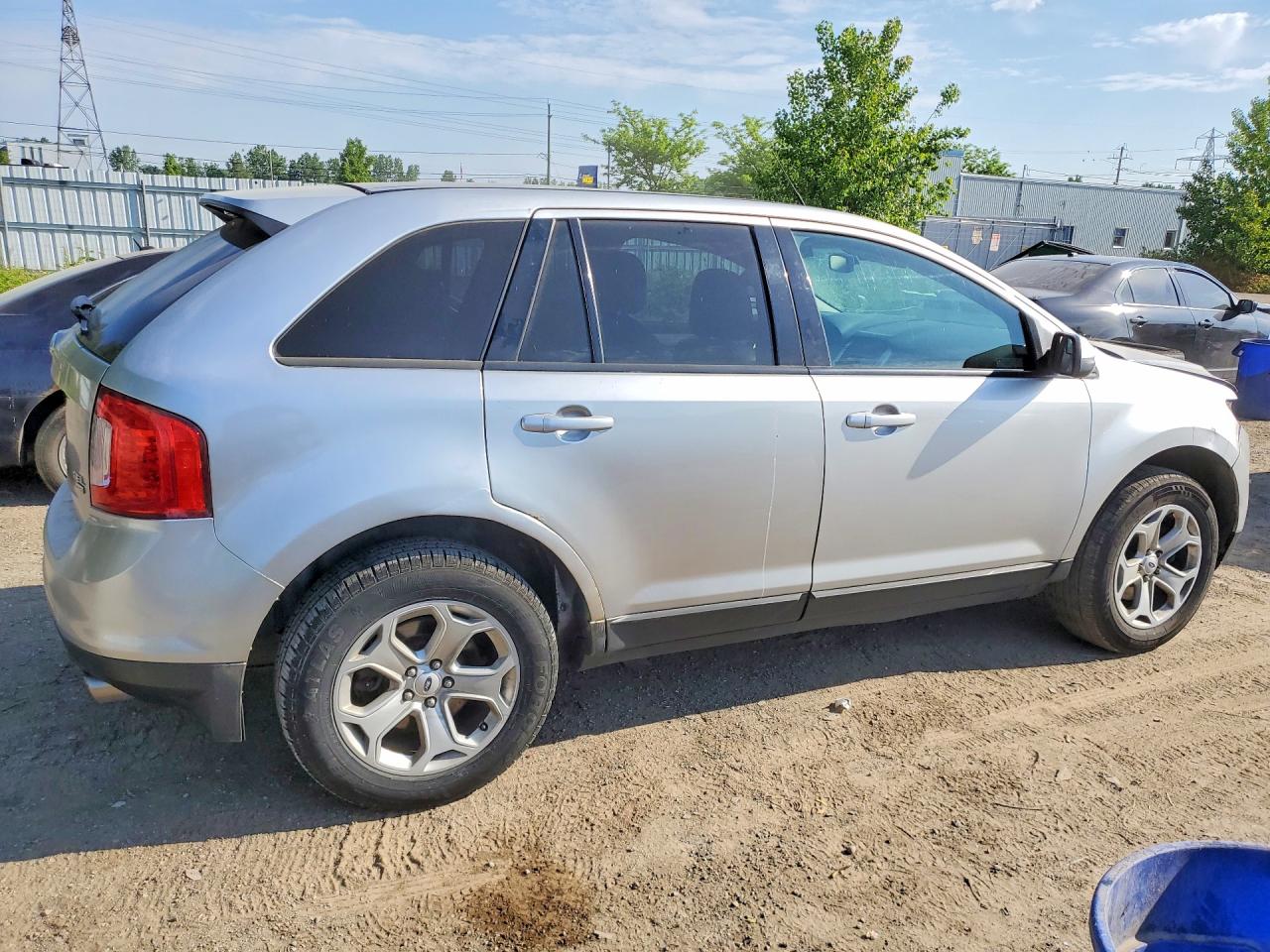 2013 Ford Edge Sel Silver vin: 2FMDK4JC1DBA05090