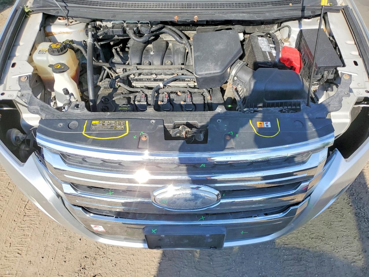 2013 Ford Edge Sel Silver vin: 2FMDK4JC1DBA05090
