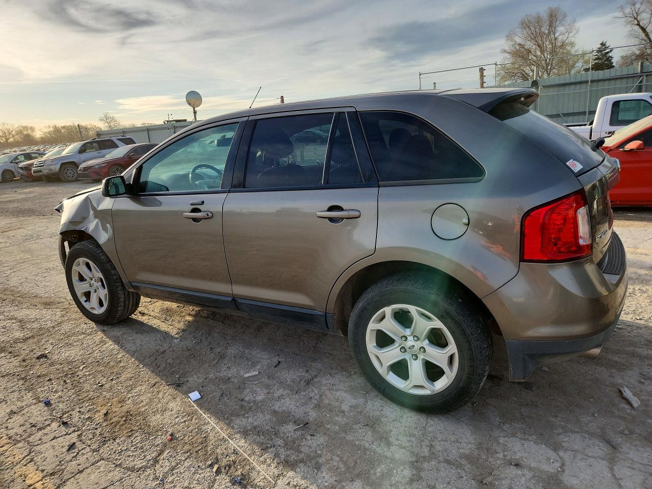 2013 Ford Edge Sel Tan vin: 2FMDK4JC1DBA08491
