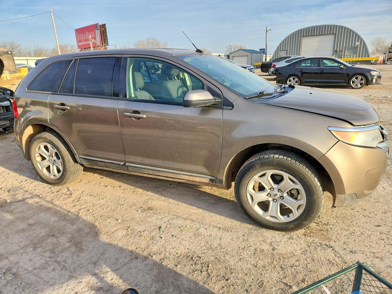 2013 Ford Edge Sel Tan vin: 2FMDK4JC1DBA08491