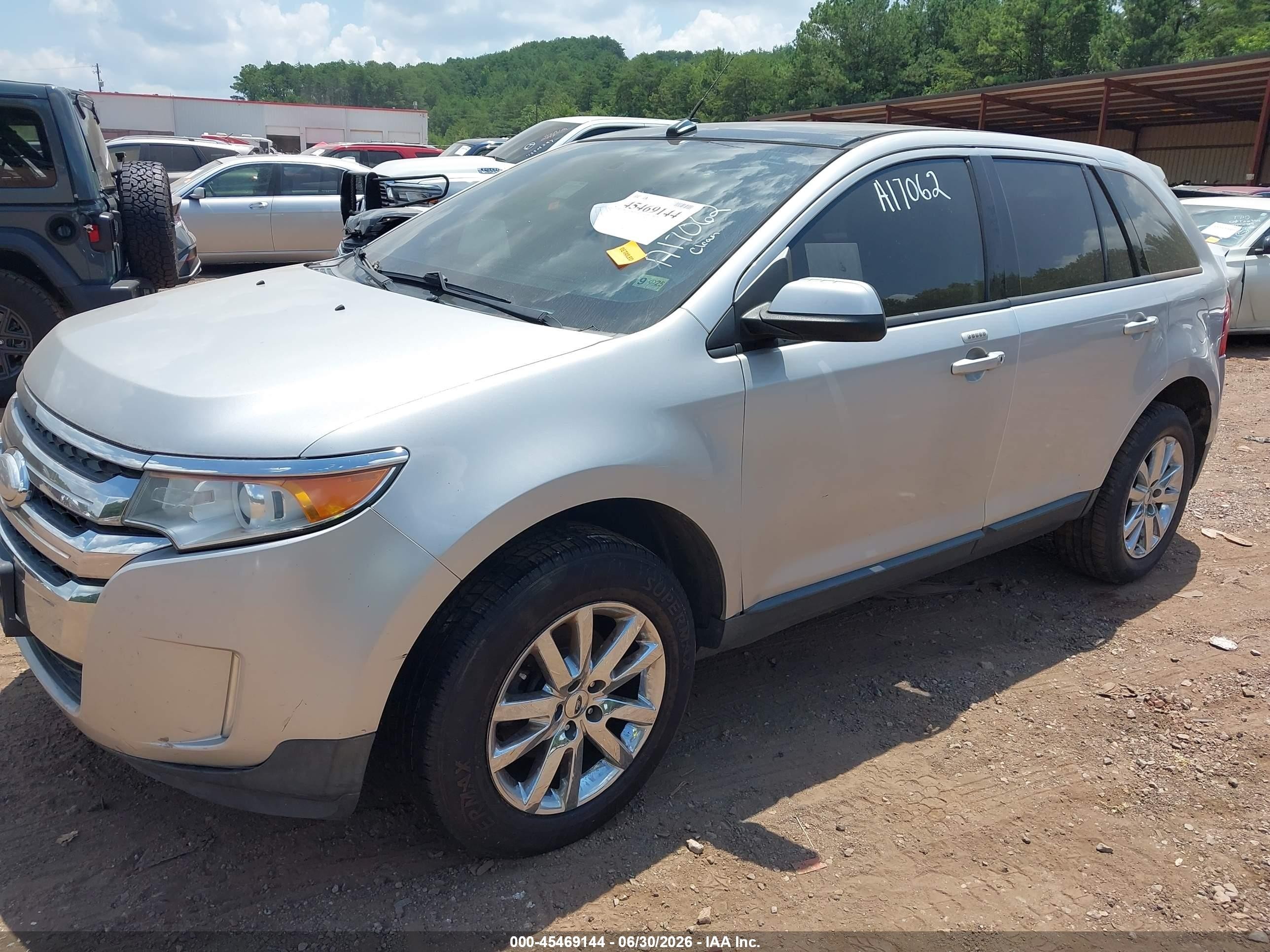 2013 Ford Edge Sel Серебряный vin: 2FMDK4JC1DBA17062