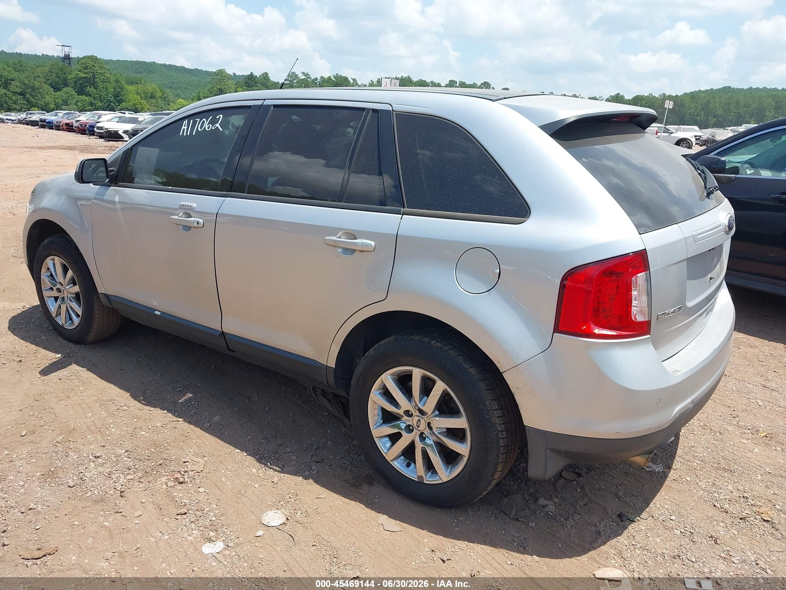 2013 Ford Edge Sel Серебряный vin: 2FMDK4JC1DBA17062