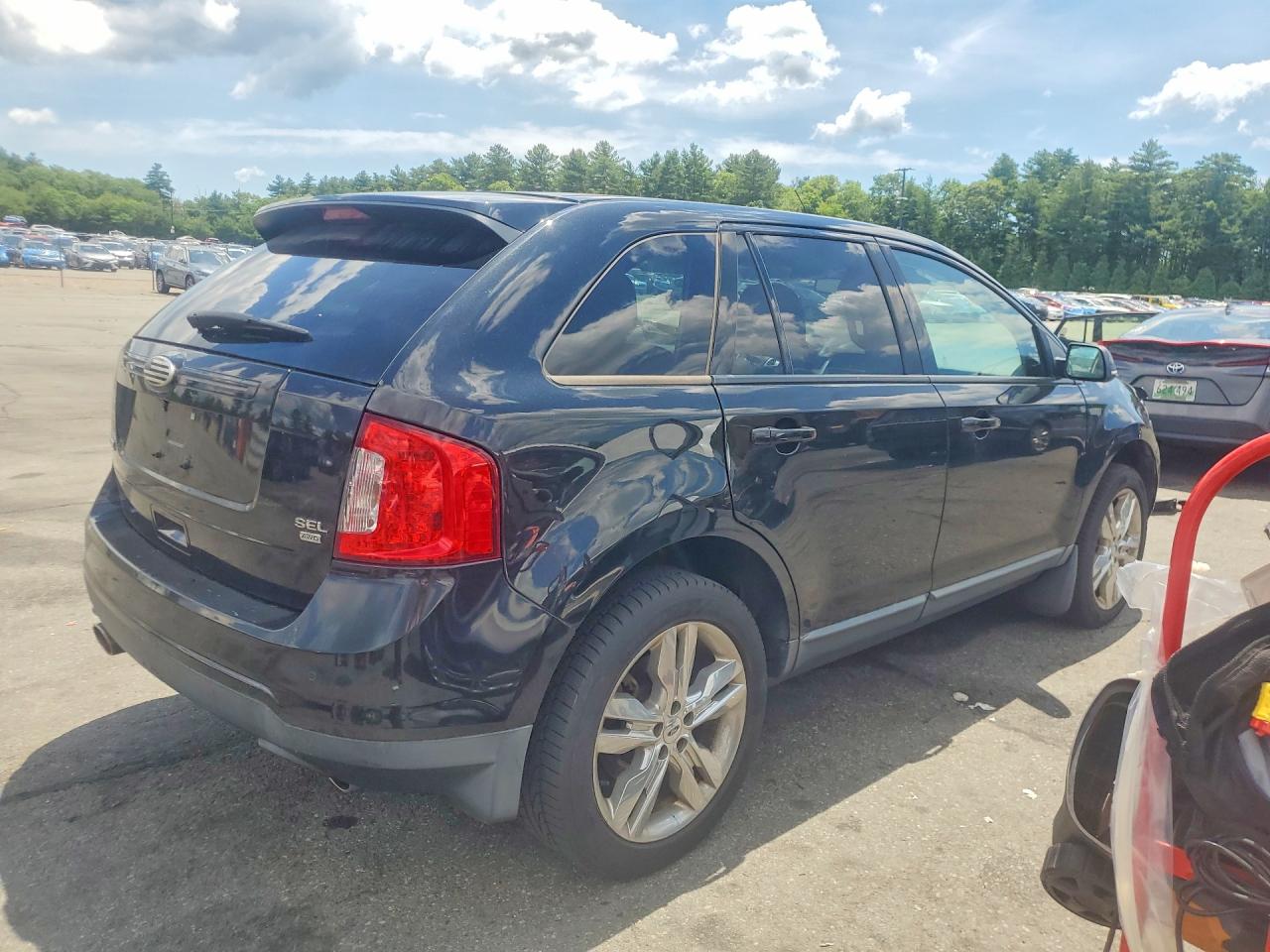 2013 Ford Edge Sel Black vin: 2FMDK4JC1DBA47176