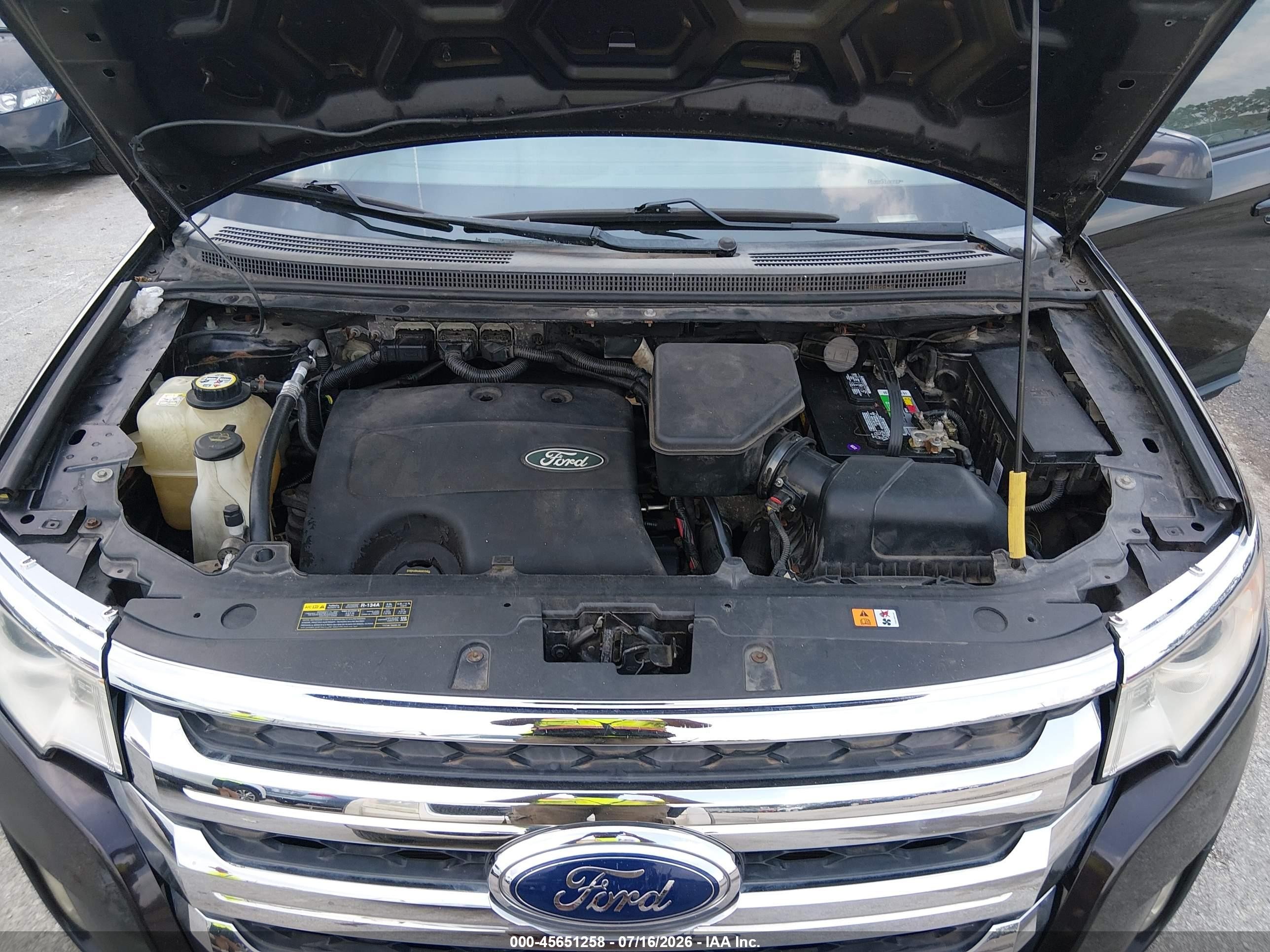 2013 Ford Edge Sel Black vin: 2FMDK4JC1DBA94160