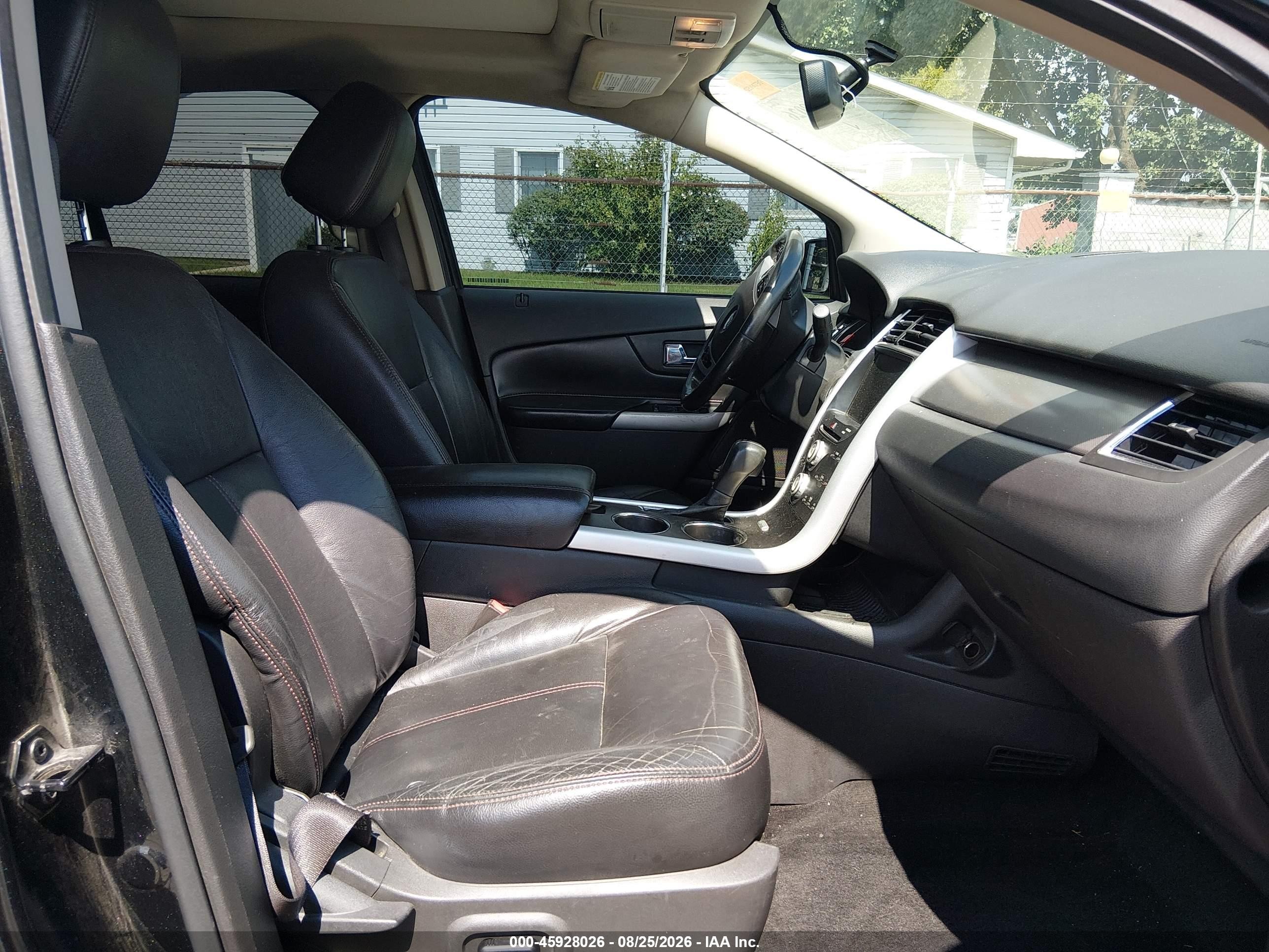 2013 Ford Edge Sel Black vin: 2FMDK4JC1DBB24838