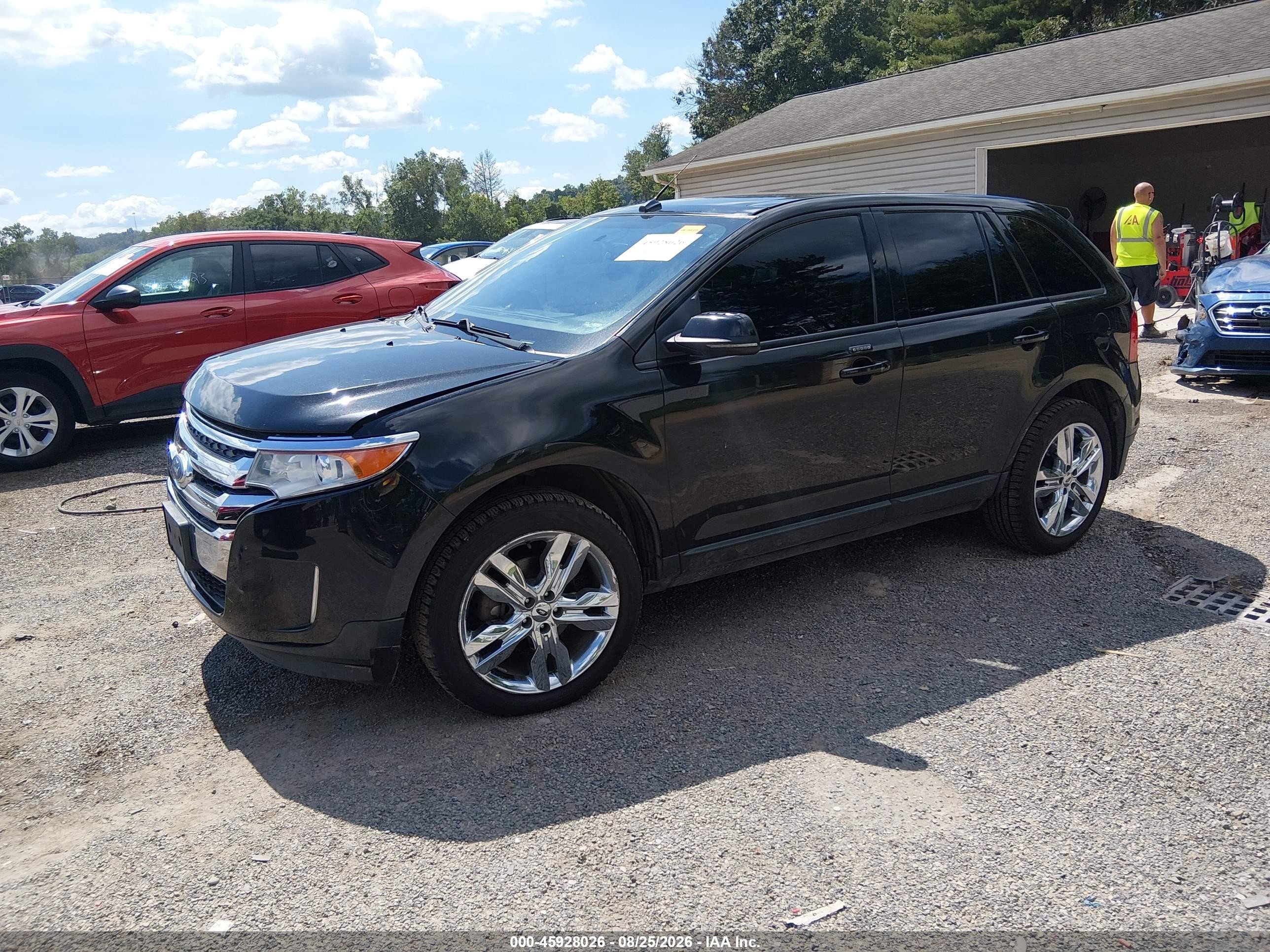 2013 Ford Edge Sel Black vin: 2FMDK4JC1DBB24838