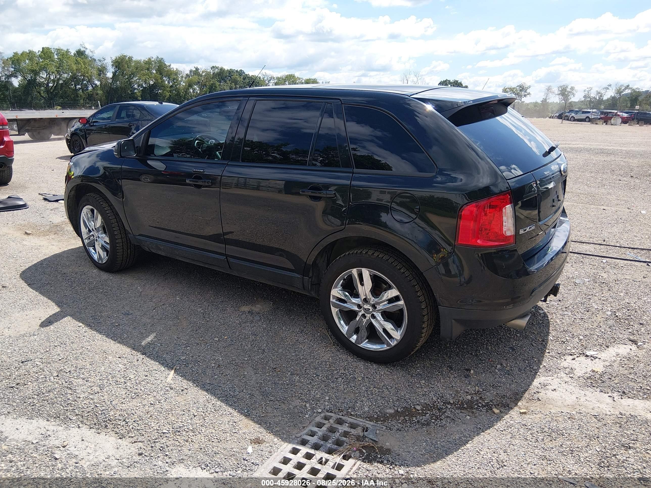 2013 Ford Edge Sel Black vin: 2FMDK4JC1DBB24838