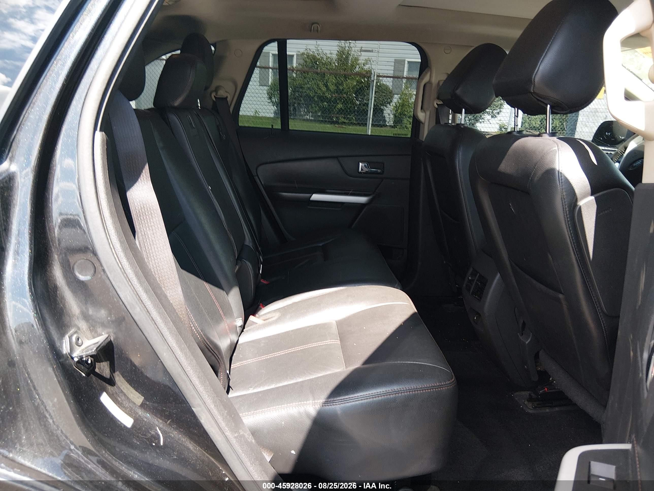 2013 Ford Edge Sel Black vin: 2FMDK4JC1DBB24838