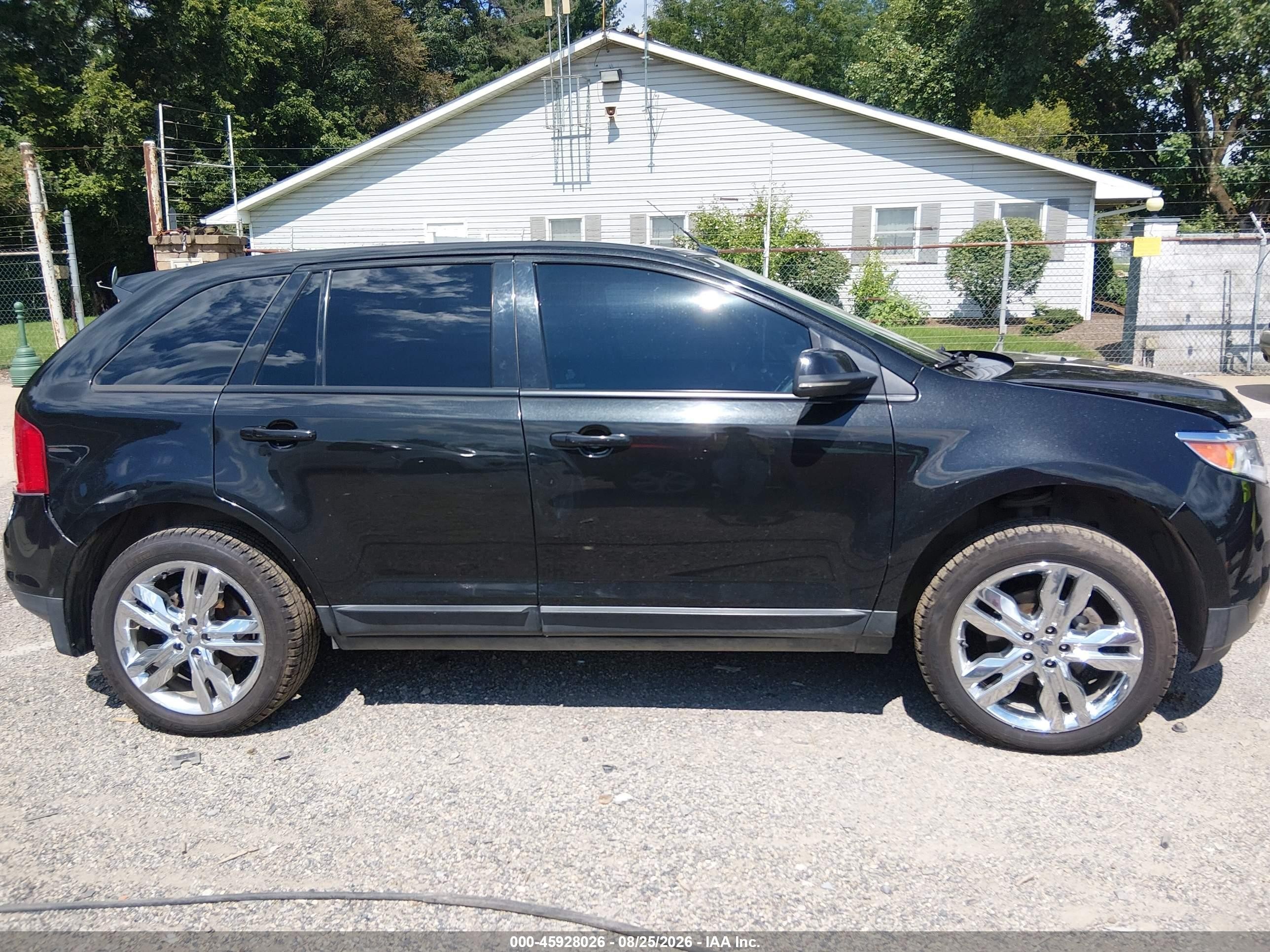 2013 Ford Edge Sel Black vin: 2FMDK4JC1DBB24838