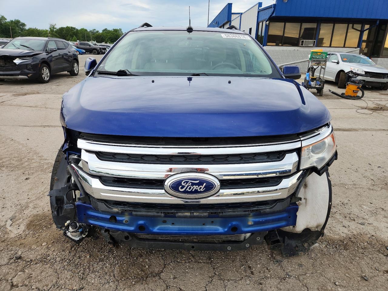 2013 Ford Edge Sel Blue vin: 2FMDK4JC1DBB29456