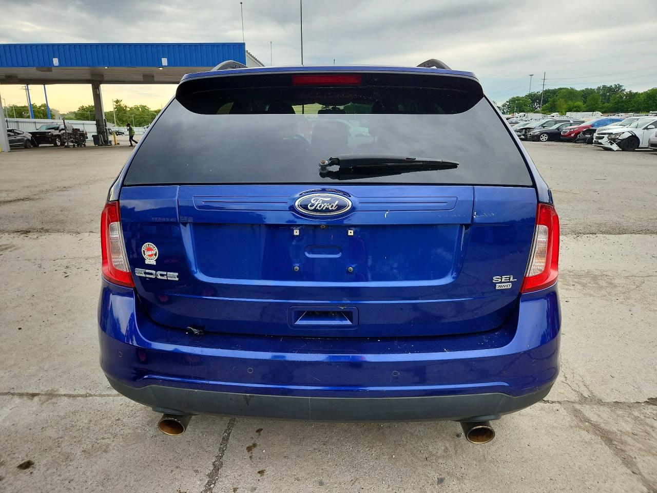 2013 Ford Edge Sel Blue vin: 2FMDK4JC1DBB29456