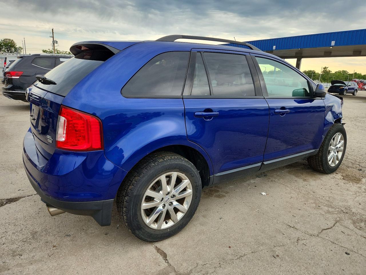 2013 Ford Edge Sel Blue vin: 2FMDK4JC1DBB29456