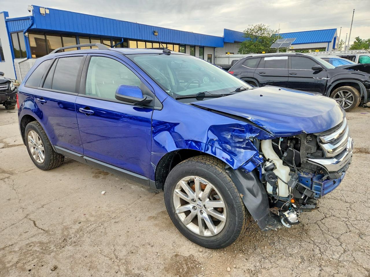 2013 Ford Edge Sel Blue vin: 2FMDK4JC1DBB29456