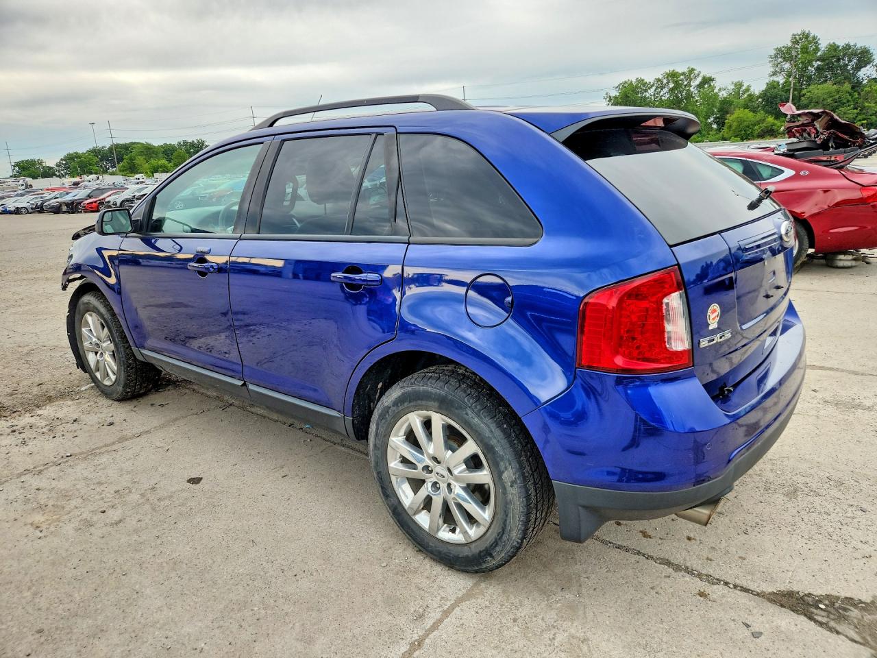 2013 Ford Edge Sel Blue vin: 2FMDK4JC1DBB29456