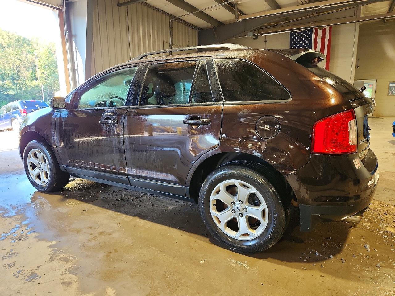 2013 Ford Edge Sel Коричневый vin: 2FMDK4JC1DBB94307