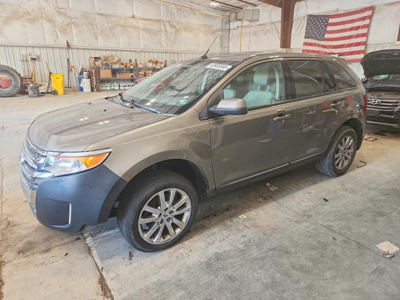 2013 Ford Edge Sel Silver vin: 2FMDK4JC1DBC01594
