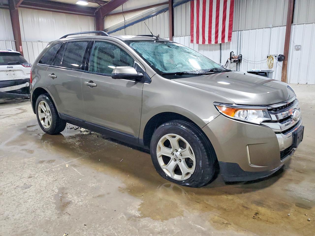 2013 Ford Edge Sel Brown vin: 2FMDK4JC1DBC28875