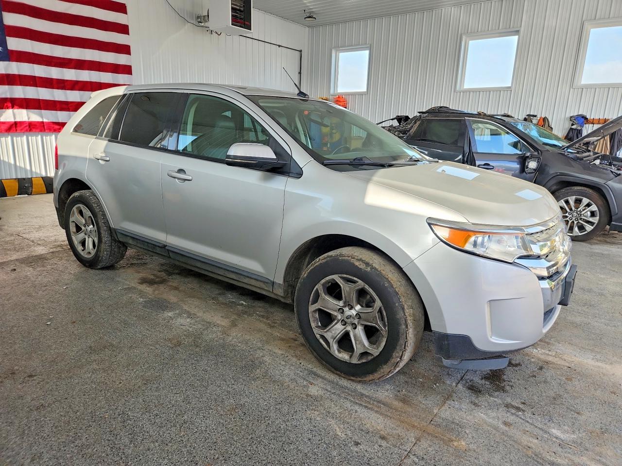 2013 Ford Edge Sel Gray vin: 2FMDK4JC1DBC32442