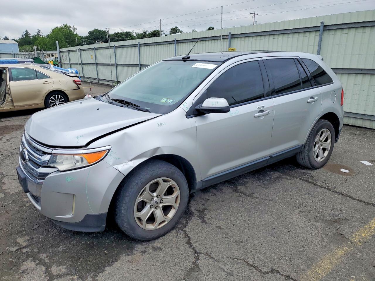 2013 Ford Edge Sel Silver vin: 2FMDK4JC1DBC79972