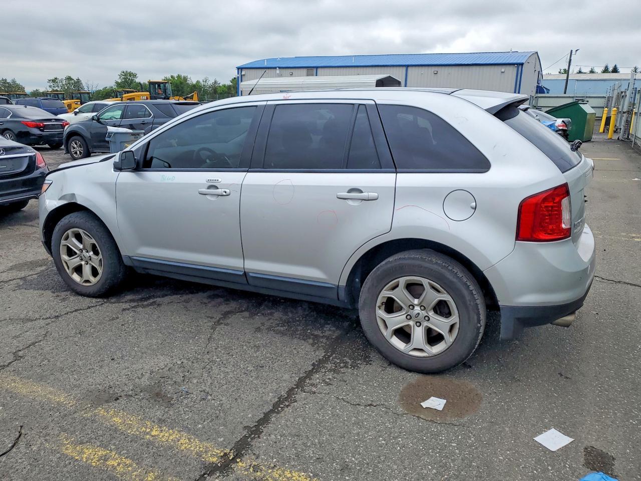 2013 Ford Edge Sel Silver vin: 2FMDK4JC1DBC79972
