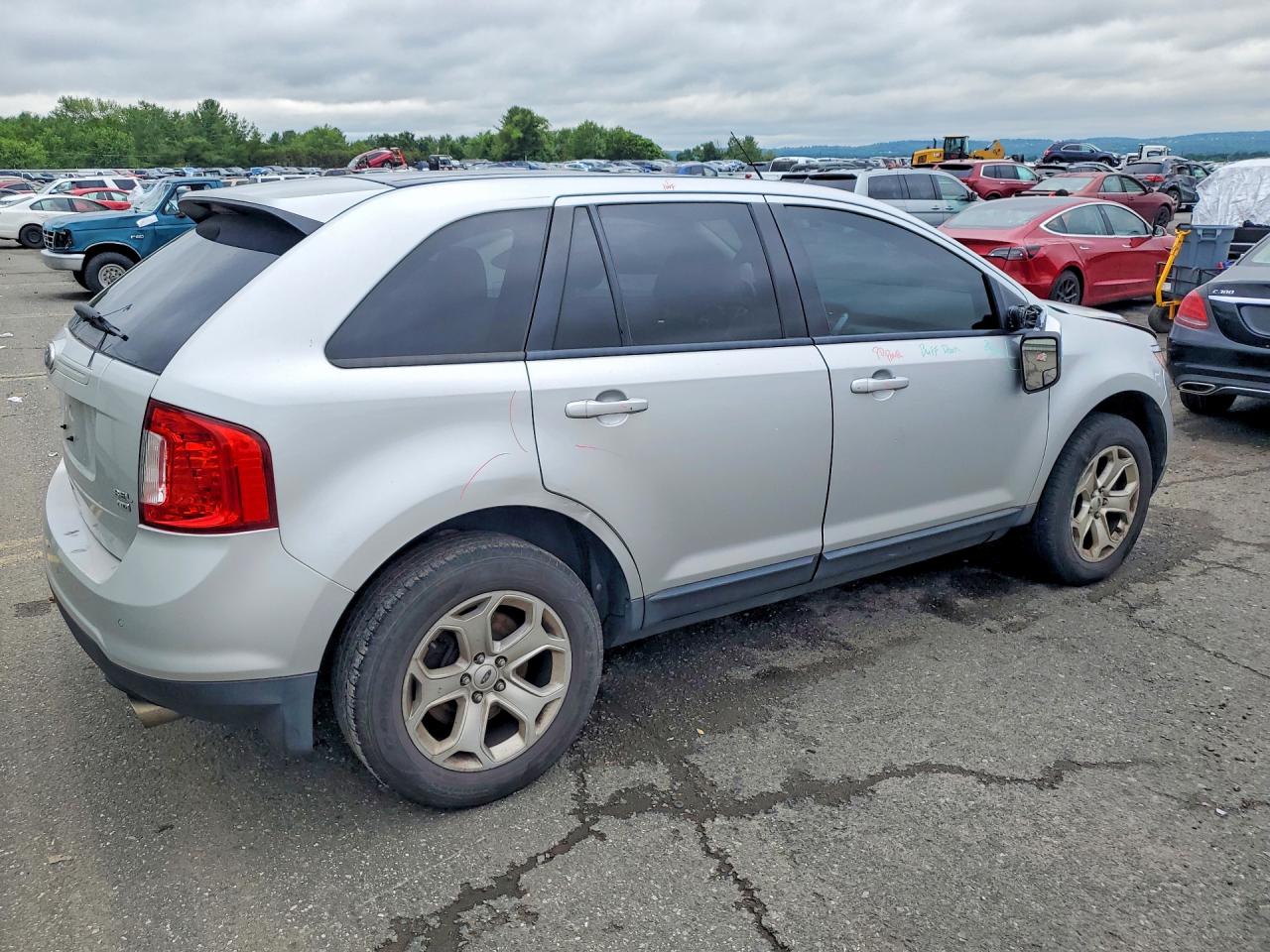 2013 Ford Edge Sel Silver vin: 2FMDK4JC1DBC79972