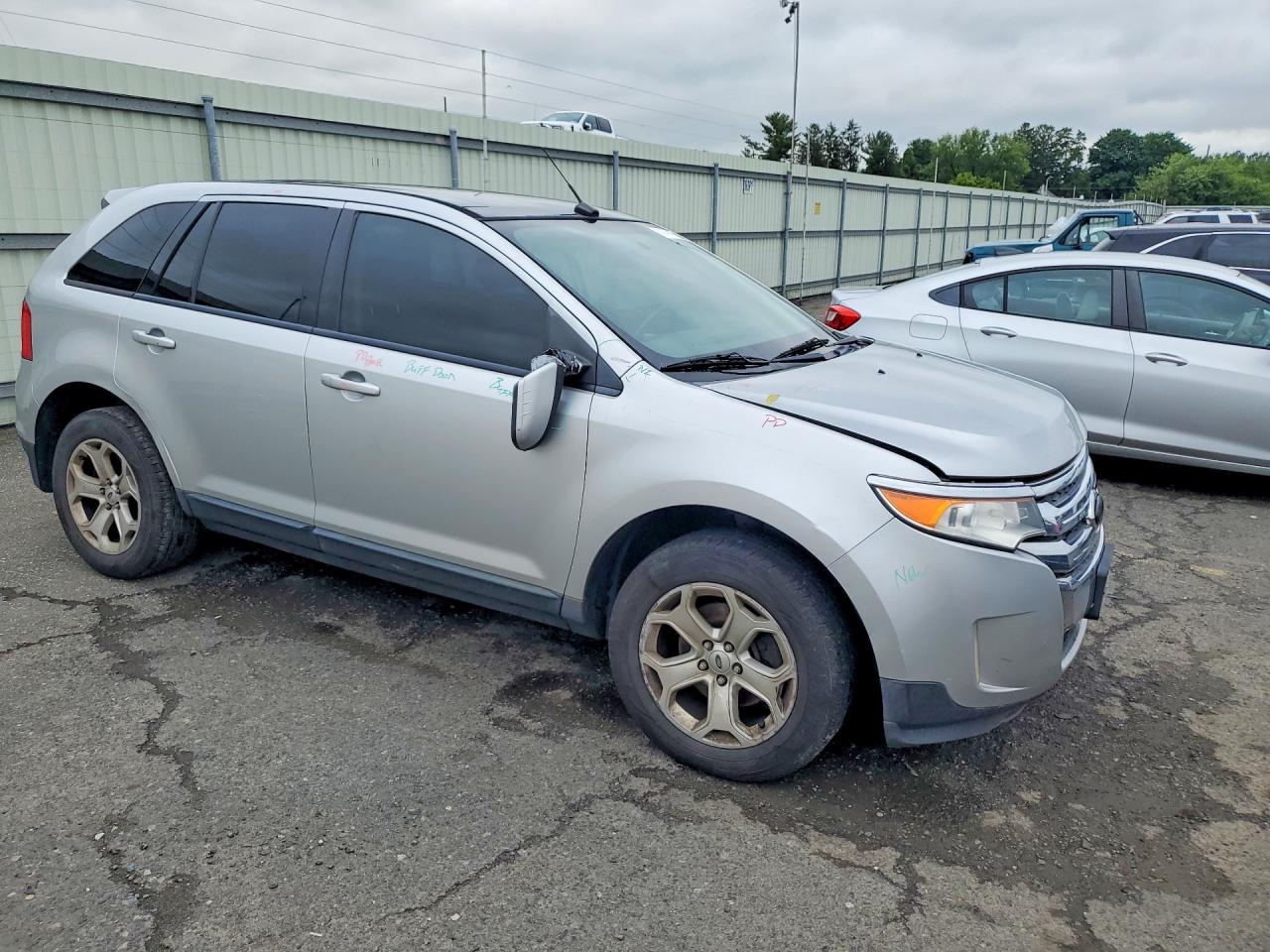 2013 Ford Edge Sel Silver vin: 2FMDK4JC1DBC79972