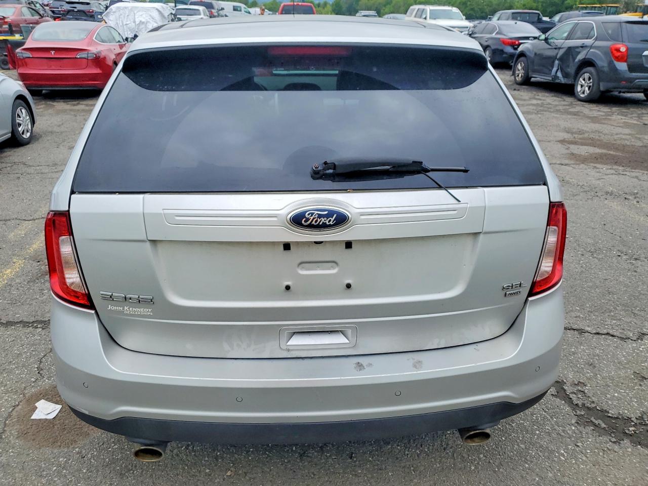 2013 Ford Edge Sel Silver vin: 2FMDK4JC1DBC79972