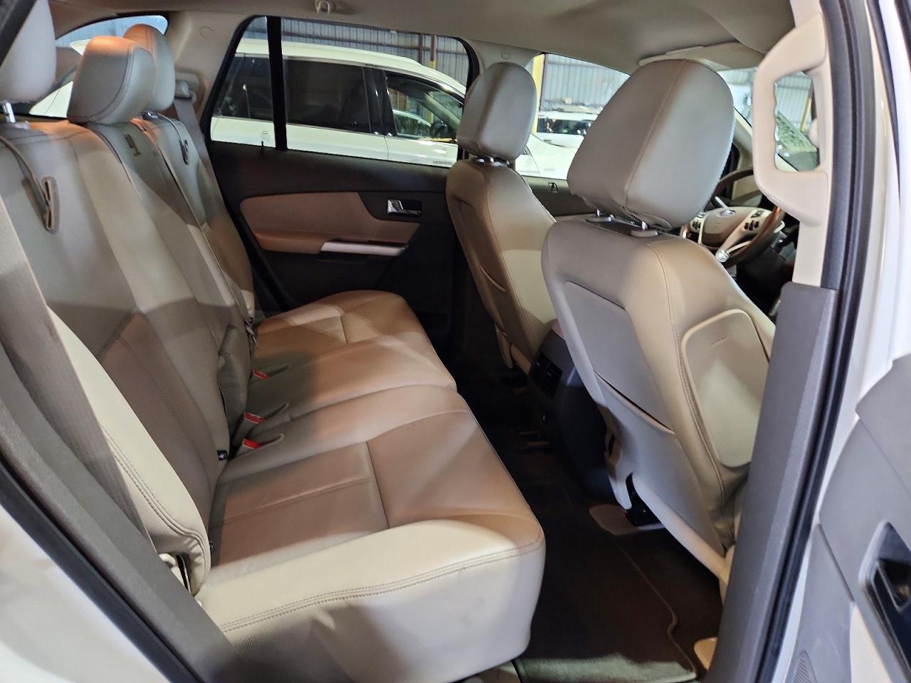 2013 Ford Edge Sel White vin: 2FMDK4JC1DBC80295