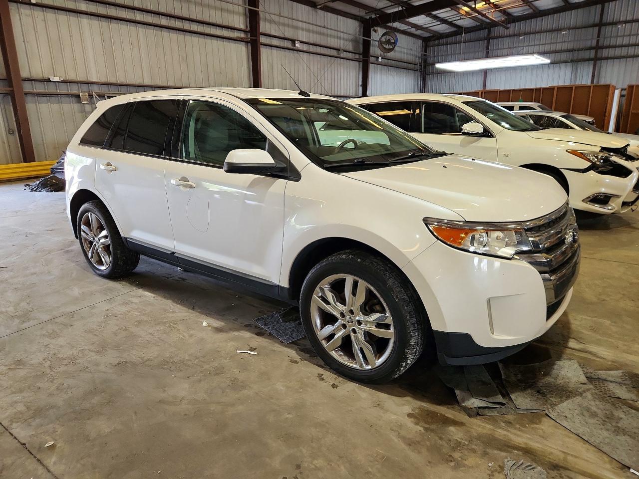 2013 Ford Edge Sel White vin: 2FMDK4JC1DBC80295