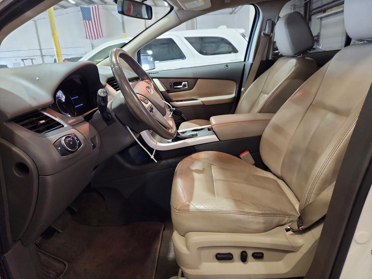 2013 Ford Edge Sel White vin: 2FMDK4JC1DBC80295