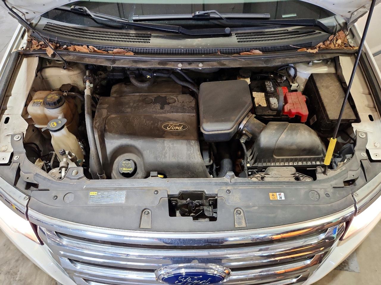 2013 Ford Edge Sel White vin: 2FMDK4JC1DBC80295