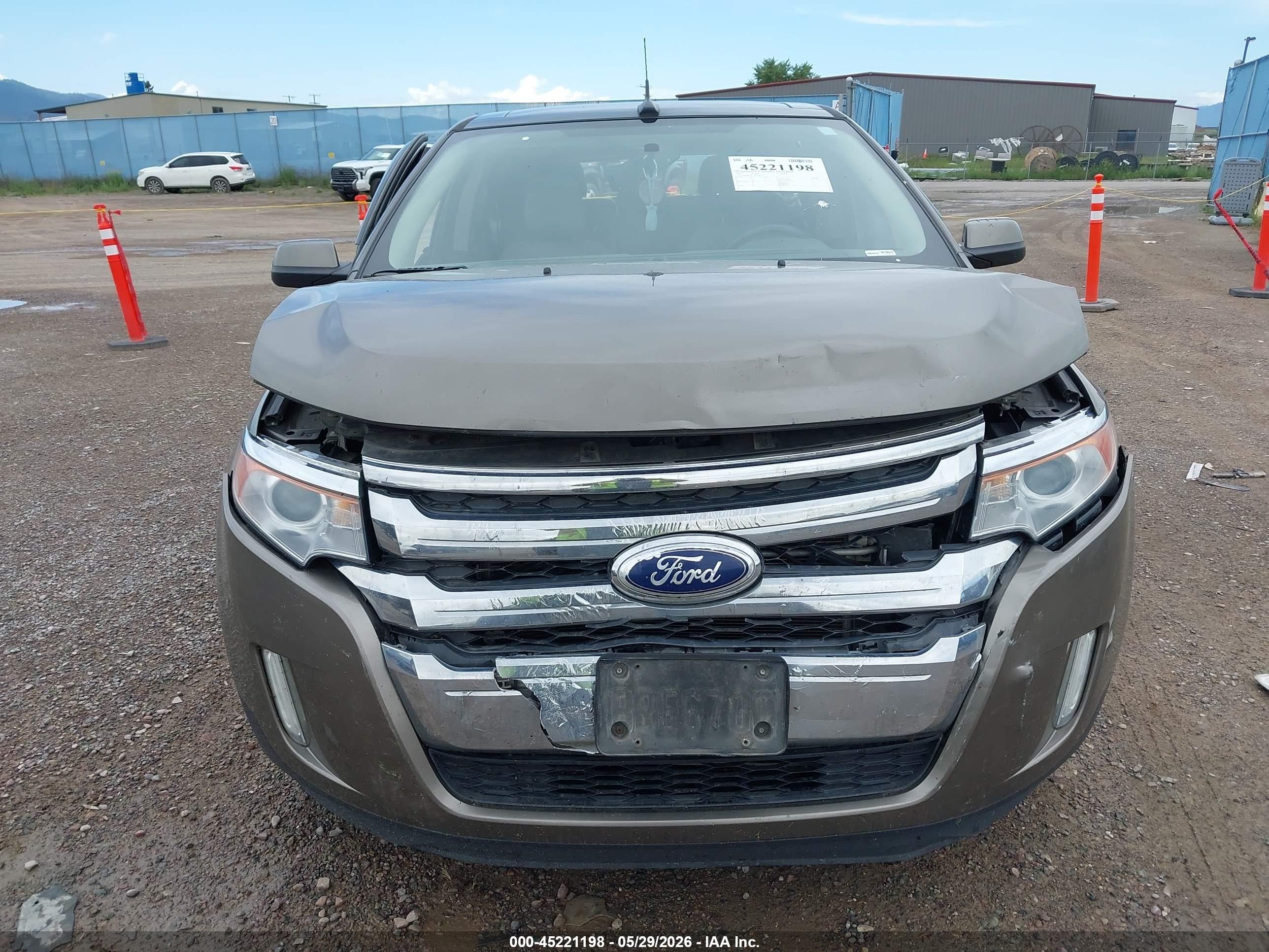 2013 Ford Edge Sel Brown vin: 2FMDK4JC1DBE00354