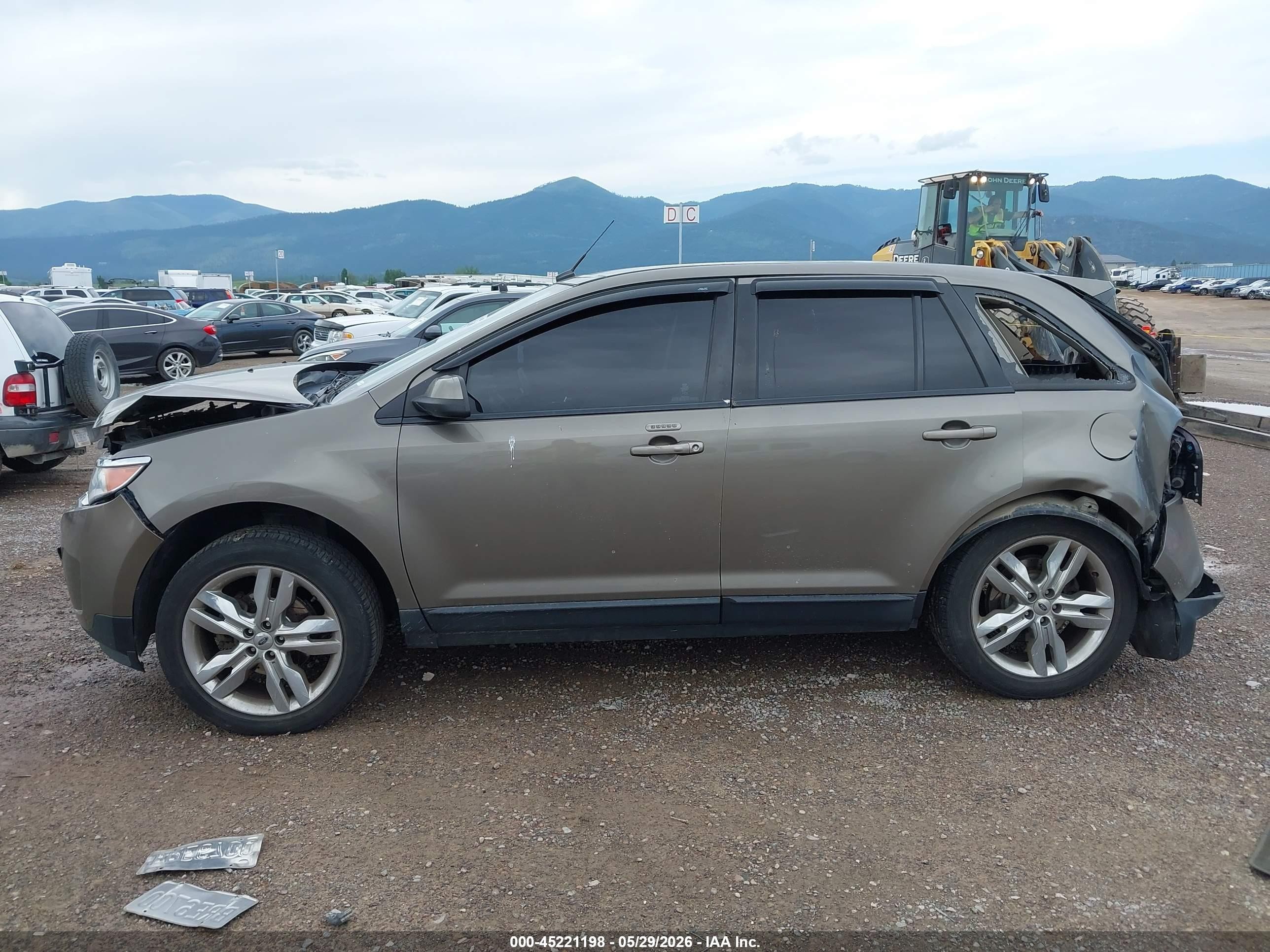2013 Ford Edge Sel Brown vin: 2FMDK4JC1DBE00354