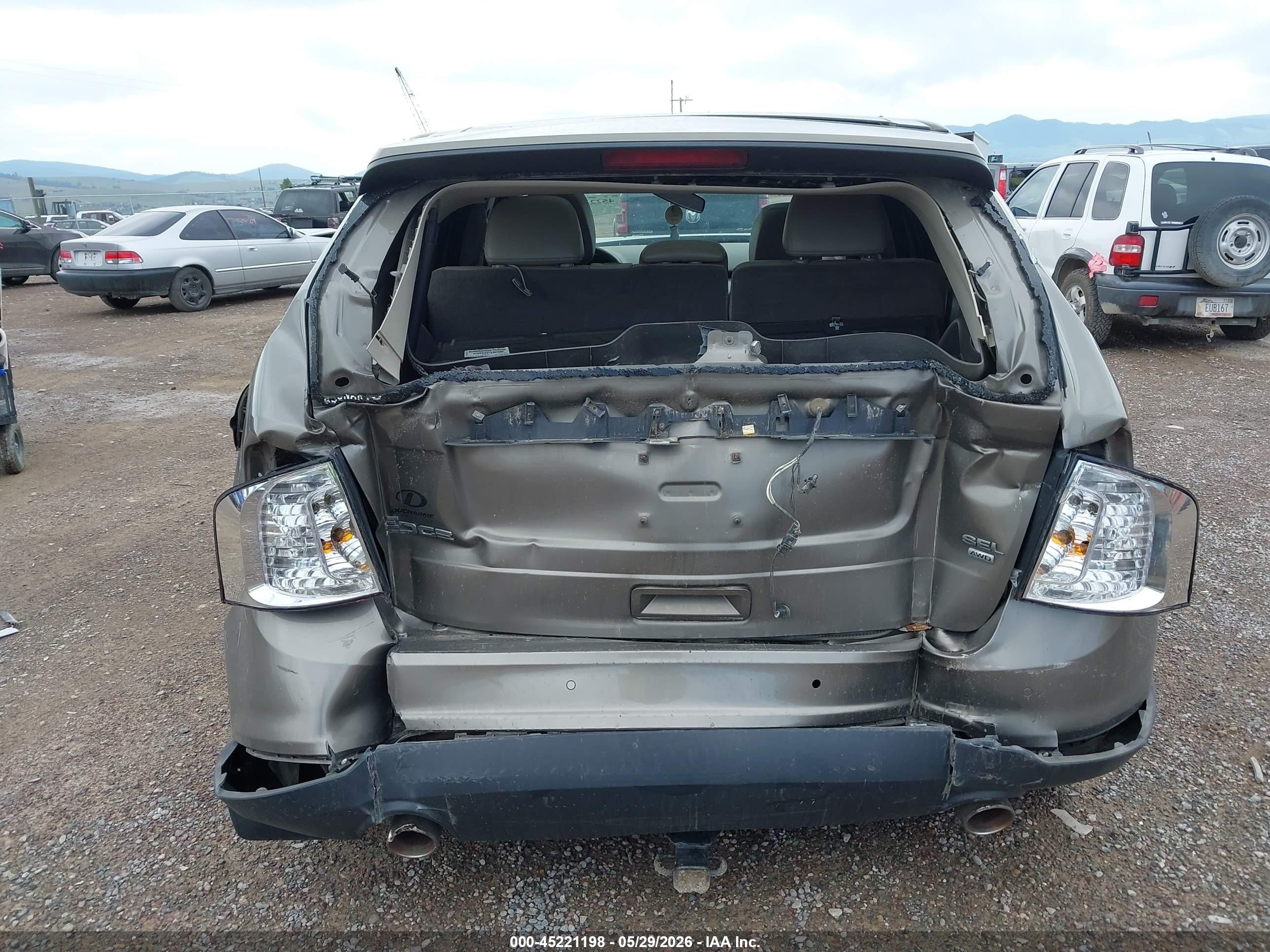 2013 Ford Edge Sel Brown vin: 2FMDK4JC1DBE00354