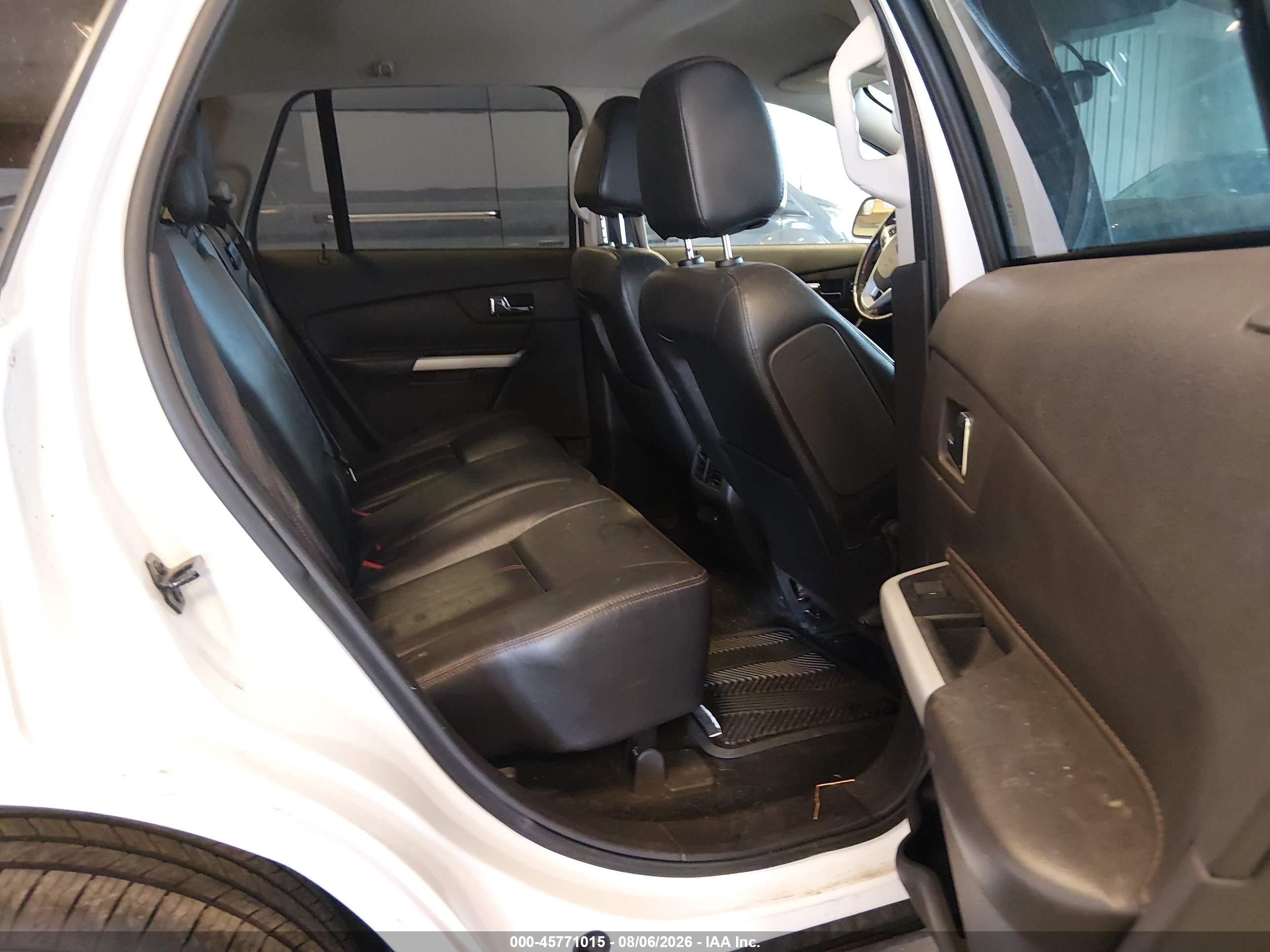 2013 Ford Edge Sel White vin: 2FMDK4JC1DBE17512