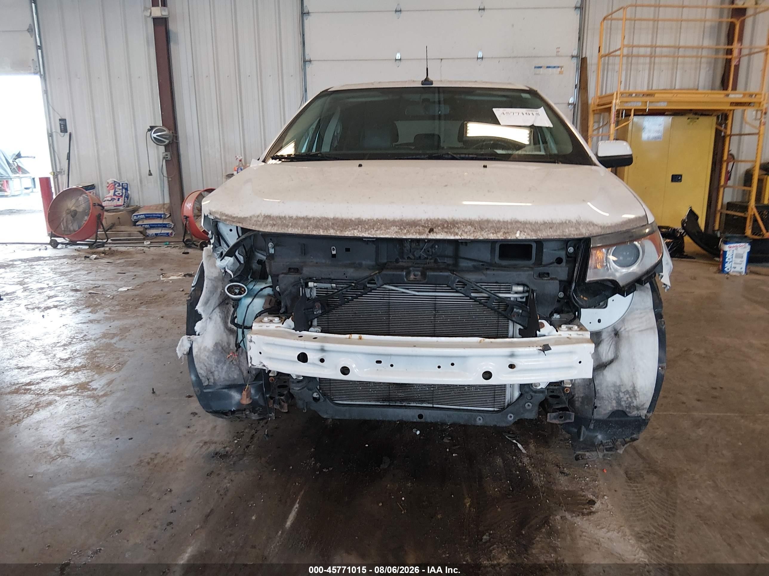 2013 Ford Edge Sel White vin: 2FMDK4JC1DBE17512