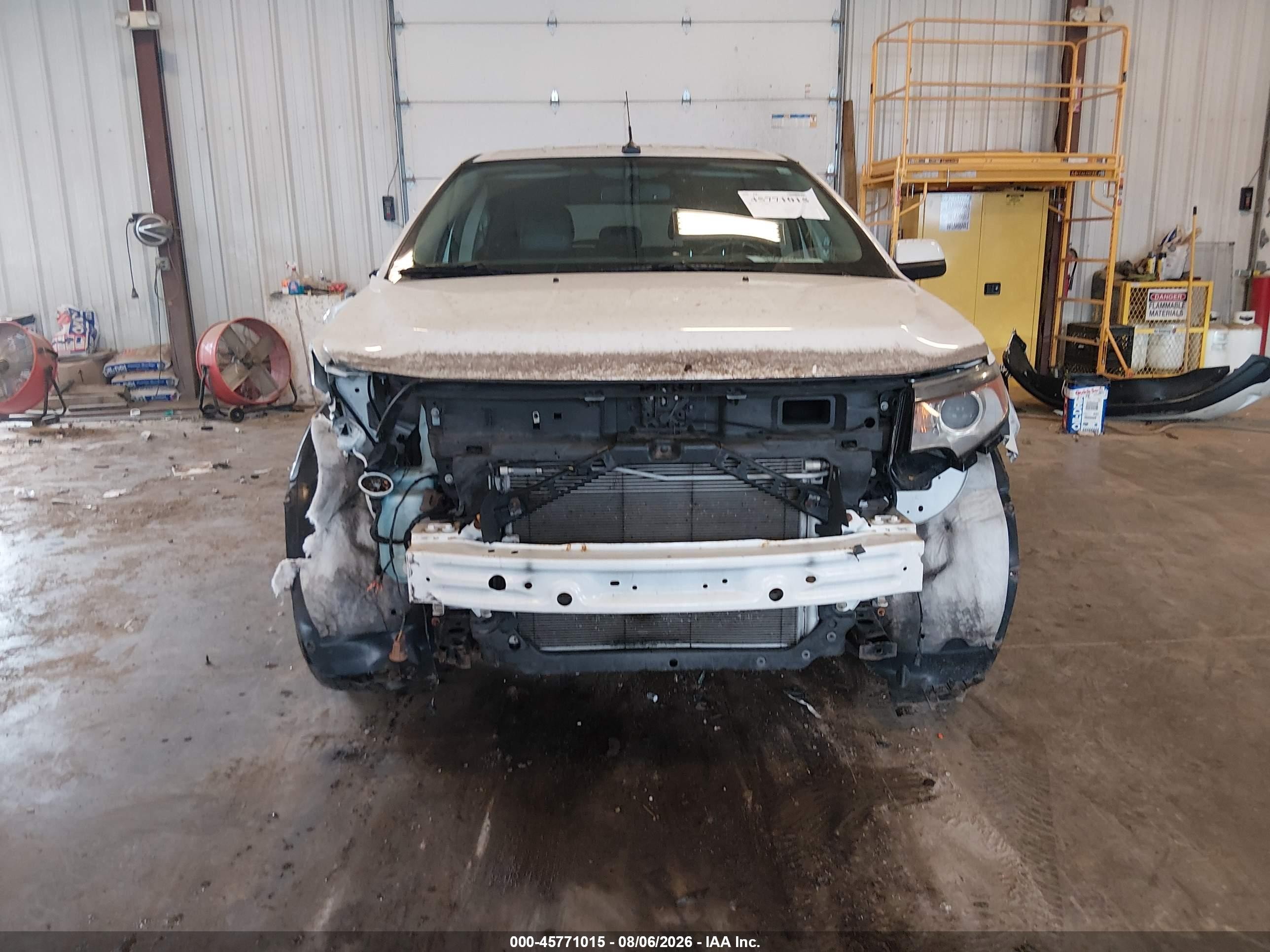 2013 Ford Edge Sel White vin: 2FMDK4JC1DBE17512