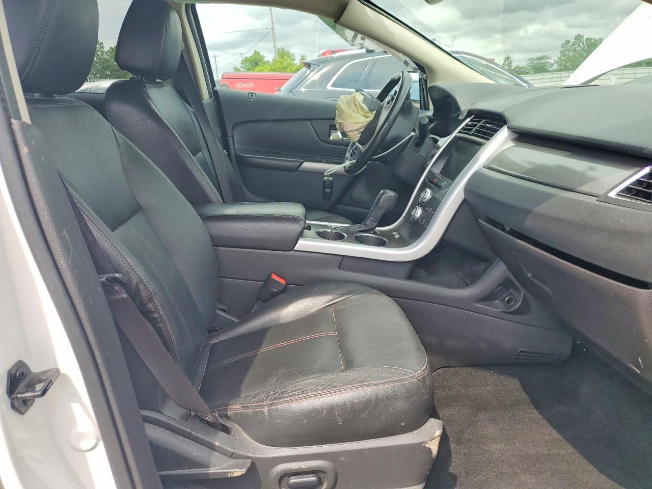 2013 Ford Edge Sel White vin: 2FMDK4JC1DBE20104