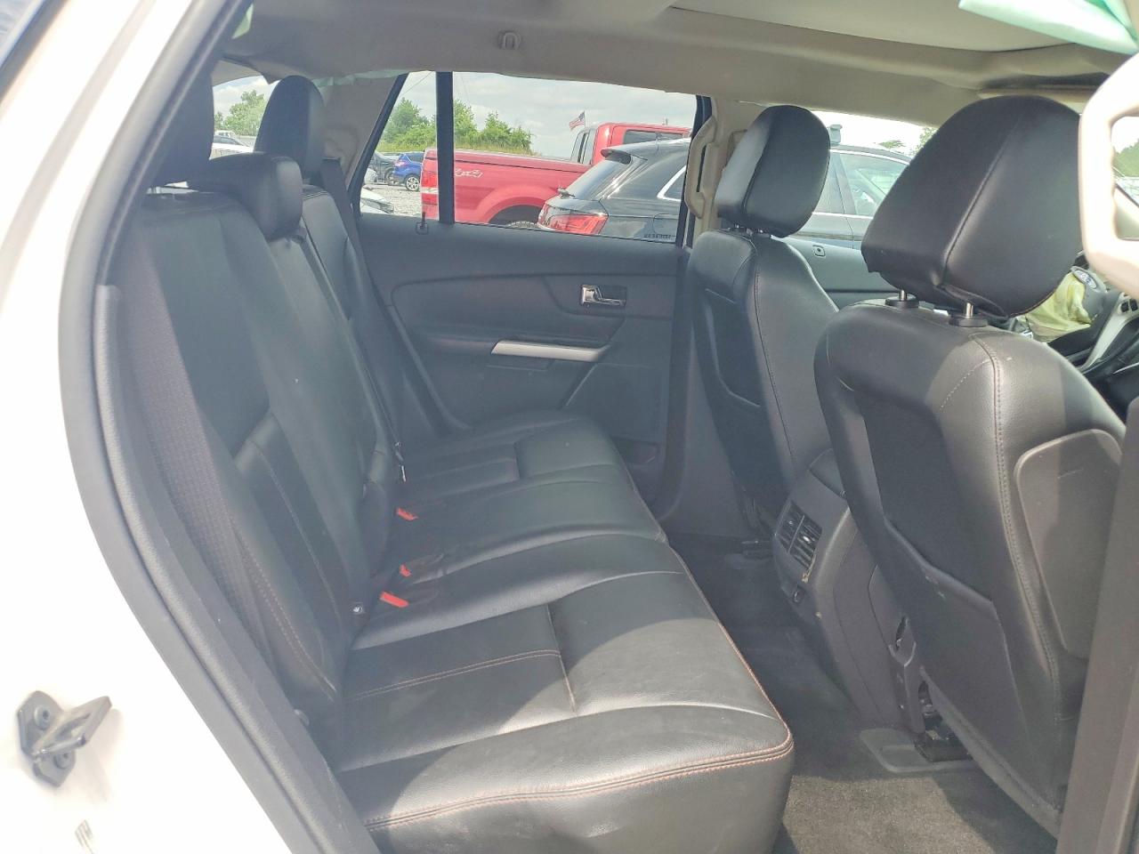 2013 Ford Edge Sel White vin: 2FMDK4JC1DBE20104