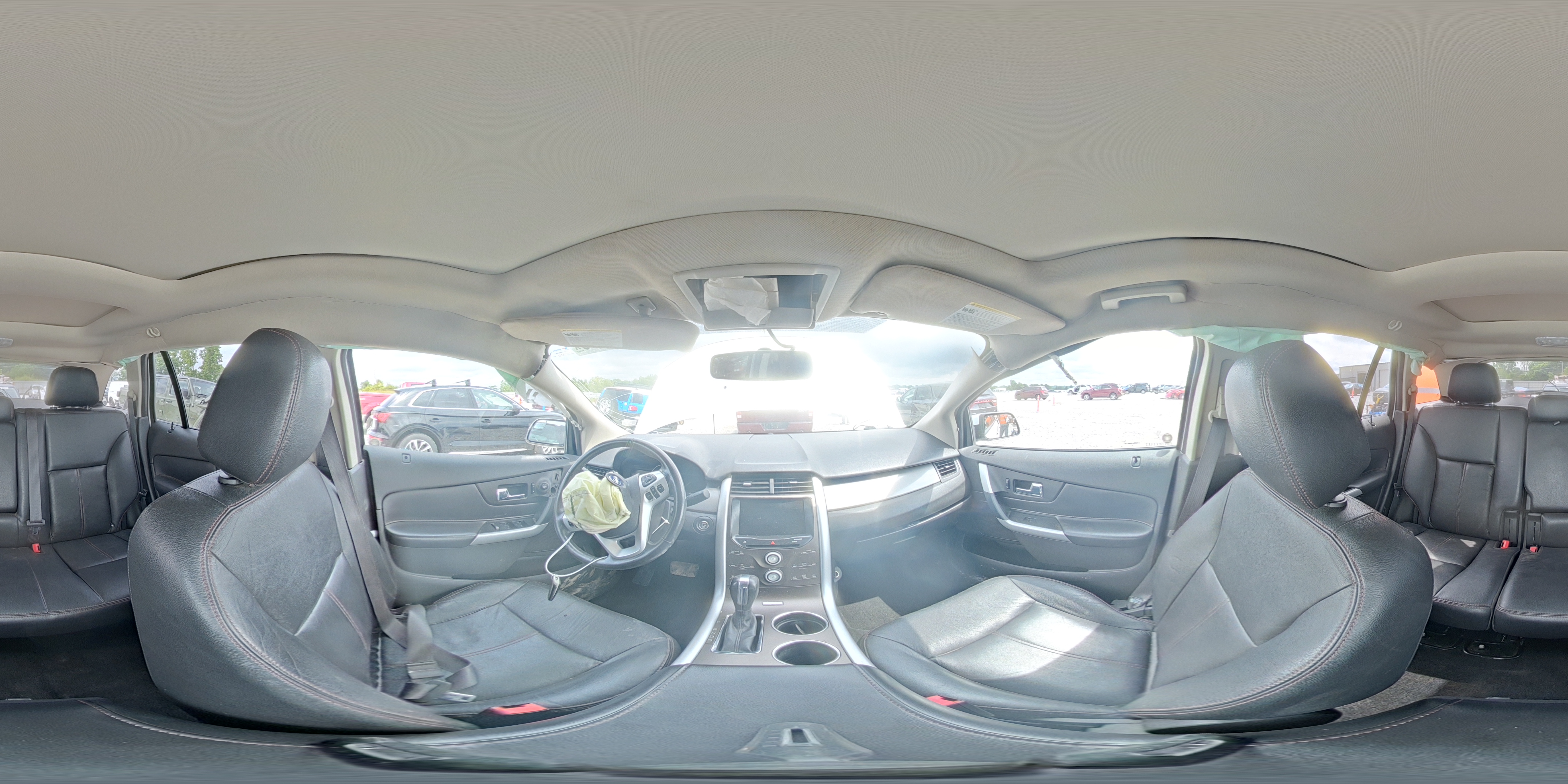 2013 Ford Edge Sel White vin: 2FMDK4JC1DBE20104