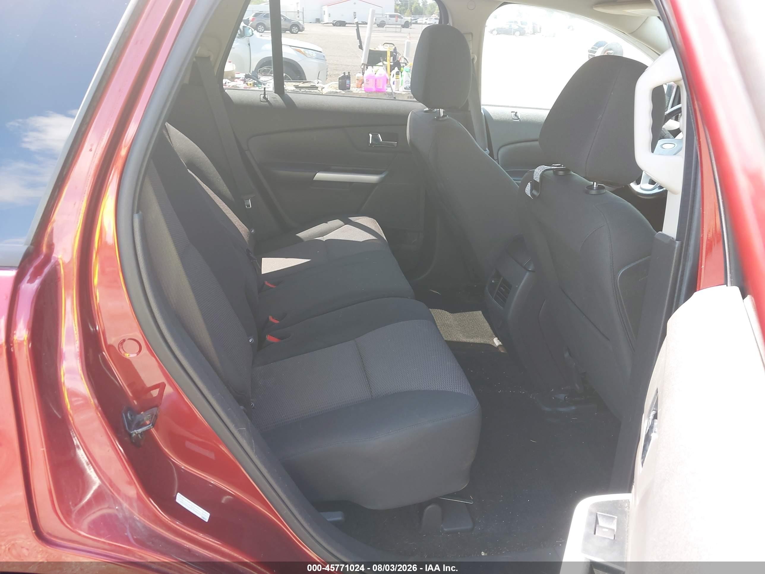 2014 Ford Edge Sel Maroon vin: 2FMDK4JC1EBA49768