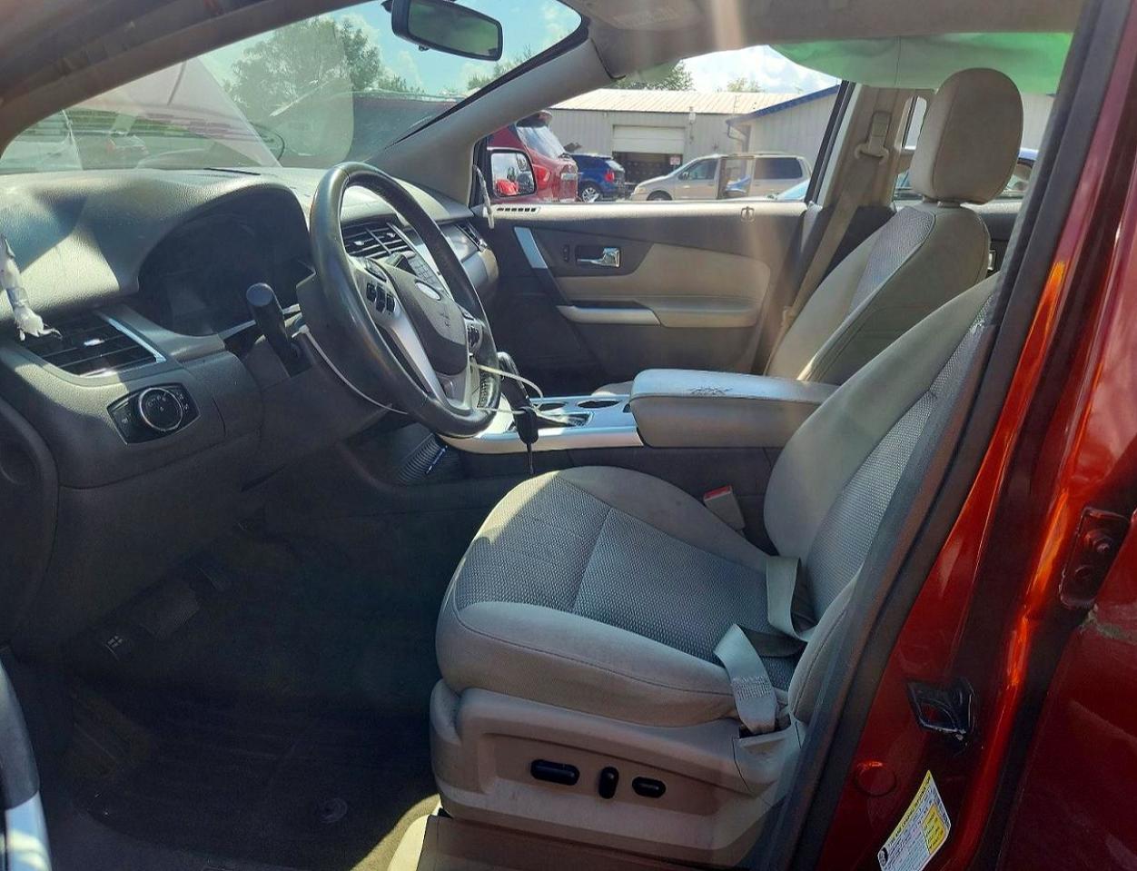 2014 Ford Edge Sel Orange vin: 2FMDK4JC1EBA84214