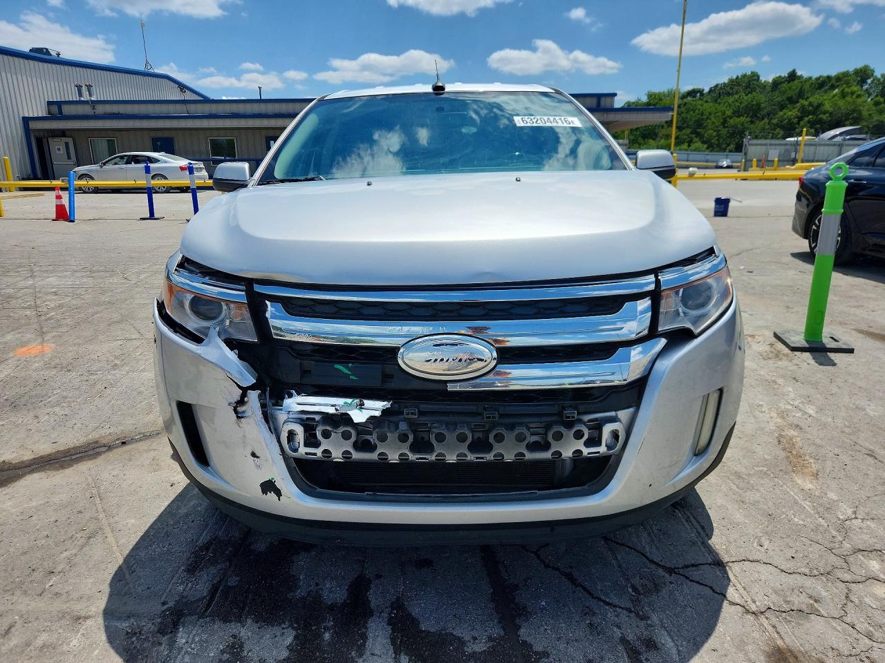 2014 Ford Edge Sel Silver vin: 2FMDK4JC1EBA93446