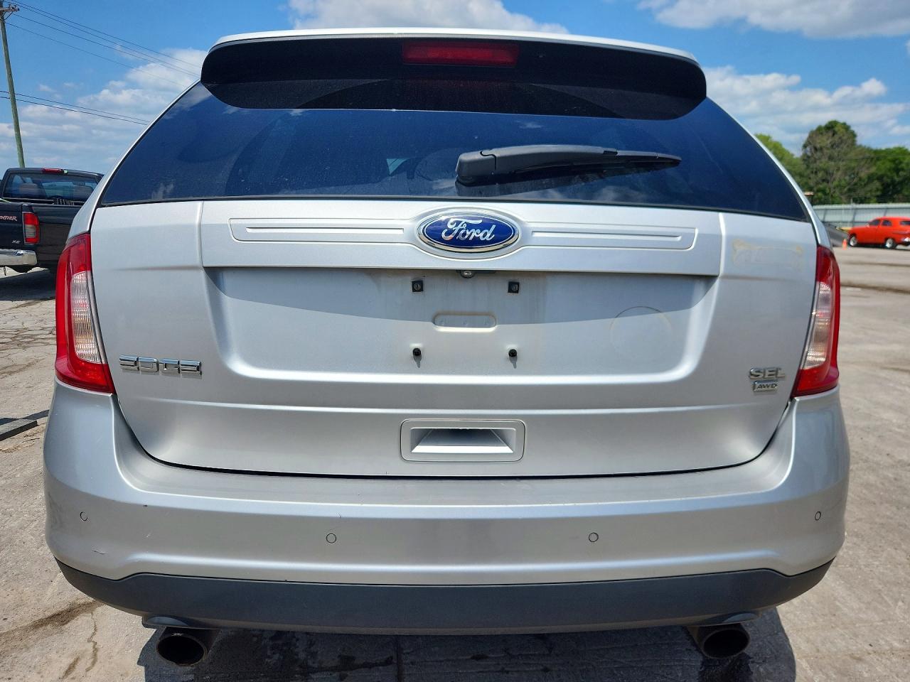 2014 Ford Edge Sel Silver vin: 2FMDK4JC1EBA93446