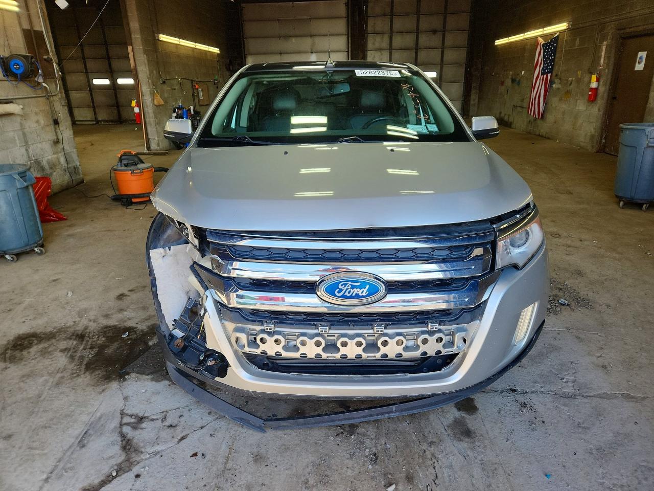 2014 Ford Edge Sel Silver vin: 2FMDK4JC1EBB09533